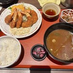 まるさ水産 - 海老フライ定食