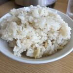 江ちゃんラーメン - たけのこご飯！明日もあるか？明日はないか？