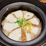 軍鶏 枩井 - 真鯛の土鍋ごはん