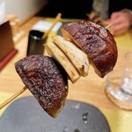 軍鶏 枩井 - 椎茸　出汁醤油