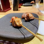 軍鶏 枩井 - ”阿波尾鶏“と“丹沢滋黒軍鶏“の軍鶏