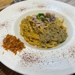 つくばらーめん 鬼者語 - 替玉牡蠣のソース　360円