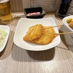 Kushikatsu Senri - 串玉ねぎ＠140円（×2）  