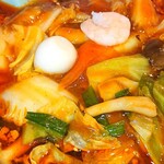 麺来 - ピリ辛五目ラーメン (辛め)