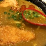 Udon No Soumaya - 熱々カレースープにネギが合う