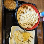 Marugame Seimen - ざる並、さつまいも天。