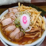 大井町 立食い中華蕎麦 いりこ屋 - いりこ淡口+きつねトッピング