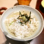 Jummai Sake Kasu Tamanohikari - 次は出汁茶漬けに