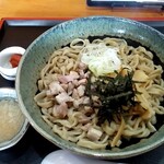 藤島飛来ラーメン - まぜそば、大盛（麺量375g）背脂大　800円