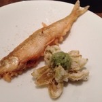 くろさわ東京菜 - 14.2月 ワカサギ 蕗の薹 揚げ物