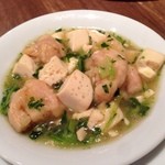 くろさわ東京菜 - 14.2月　鶏肉 菜花 豆腐煮