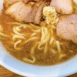初志貫徹 - 生姜醤油の麺