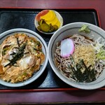 そば処 一休庵 - 親子丼と冷たい蕎麦セット