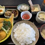 魚波 - カキフライ御膳　2,400円