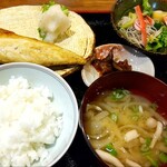 喫茶リオ - 焼き魚定食(￥700)。塩サバ美味しい！