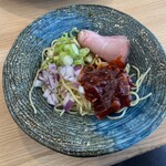 横浜淡麗らぁ麺 川上 - 辛い麻辣和え玉¥380