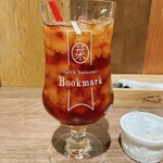 Cafe Bookmark - アイスティーのアップ