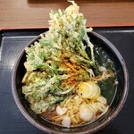 味の里 - 料理写真:春菊天そば 500円