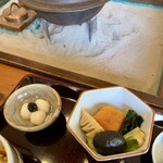 Fukagawa Juku - 「辰巳好み」(2365円)の煮物、白玉