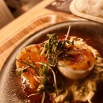 Mole TAQUERIA Y BAR - チポトレ煮卵とハラペーニョタルタル@380