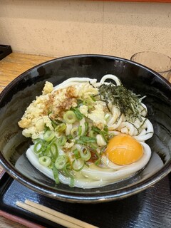 Udon Ou - 釜玉うどん大610円