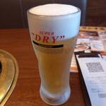 牛角 イオンタウン野田店 - 生ビール