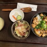 喜三郎農場 - 地鶏の焼き鳥丼定食