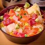 Seafood rose Sushi
