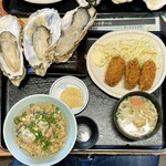 かき小屋 小江戸 - 季節限定 牡蠣づくし定食 1600円
            2024年3月30日