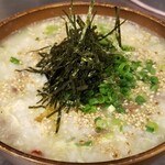 UshiGoya - 和牛テールスープのネギ卵雑炊