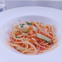 ボーン グランデ アリア - マトウダイとしろなのトマトパスタ