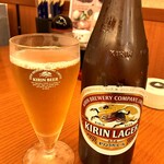 ステーキハウス ふくわか - 瓶ビール