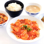 海老のチリソースセット