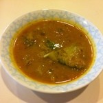 ユーワインドレストラン - Aランチセット￥650　本日のカレー　野菜とチキンのカレー（正式名称失念）