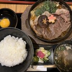 肉割烹 牛弁慶 新橋総本店 - 特選牛鍋御膳