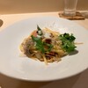 ビストロ スフレ - 厚切りベーコンとあさりのクリームパスタ