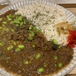 ヤドカリー - アサリと枝豆のカレー