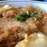 Tenobeudommuginosato - お昼のヒレカツ丼（うどん大盛り）
