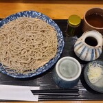 Teuchi Soba Takofuku - もり蕎麦全景。毎日でも食べたい