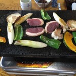 鴨亭 - 鴨石焼定食