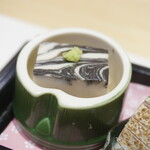Hanakougen - 八寸：黒胡麻と白胡麻を使った雲龍胡麻豆腐