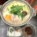 鶏匠 松元 - 1人水炊き@1500