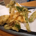 ゑびす - 山菜の天ぷら