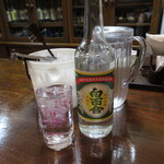 居酒屋 はなんまや - 泡盛 白百合 水割りセット 1800円　(2024.3)