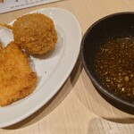 逢酒場 ちろり - 串かつ(大たこ焼き&薩摩茶美豚)♪