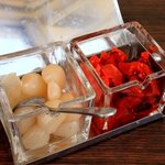 おらが茶屋 - 自家製のらっきょがメチャ美味い！(09年10月)