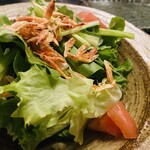 蔵の庄 総本店 - うるいと桜エビのサラダ