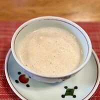 ステーキレストランそうま - マッシュルームのポタージュ