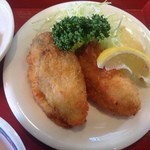 海鮮・話食処 しん - ジューシーな牡蠣フライ　（１４，２，５）