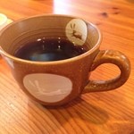 海鮮・話食処 しん - 〆はやはり落とし立ての　ホットコーヒ（１４，２，５）